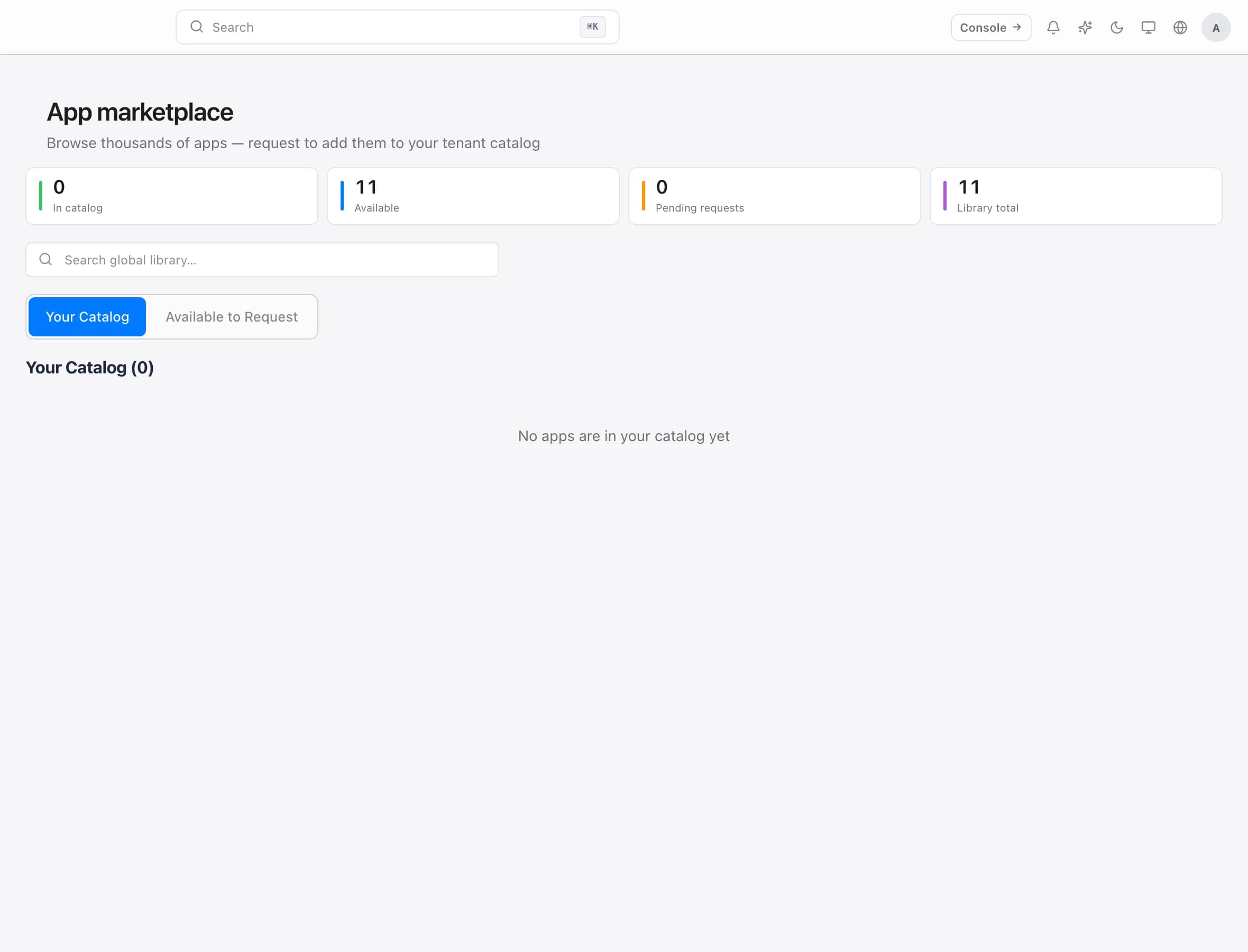 The app settings panel with display name, description, and category fields.